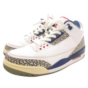 NIKE Air Jordan 3 Retro True Blue ハイカットスニーカー