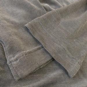 5351 POUR LES HOMMES トッパーカーディガン 長袖 シアー ストレッチ 薄手 2 M グレー /AO10 GY99