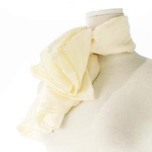 Christian Dior ECHARPES スカーフ シルク 絹 スクエア 大判 ジャカード ロゴ 生成り エクリュ /CK27