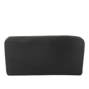 PAUL SMITH 長財布 ロングウォレット 小銭入れあり ラウンド レザー 革 ロゴ 黒 ブラック /CK29 GY99