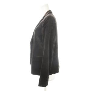 Aquascutum コーデュロイジャケット テーラード シングル 総裏地 ストレッチ 10 M?L 茶 ブラウン /AH14