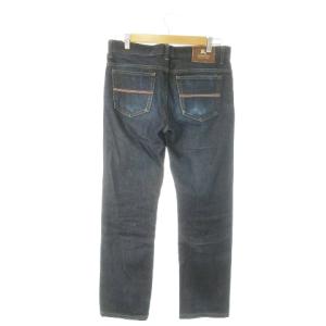 BURBERRY BLACK LABEL デニムパンツ ジーンズ ストレート ストレッチ 76 紺 ネイビー /AO3 GY99