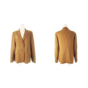 Aquascutum セットアップ スーツ テーラードジャケット スラックスパンツ 大きいサイズ 13 茶 ブラウン /CK19
