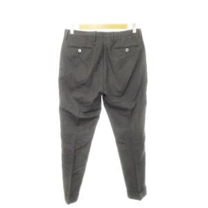 GTA パンツ スラックス スリムテーパード ウール 裾ダブル 46 M グレー /AH20 GY99
