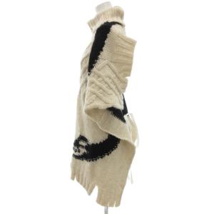 MM6 Maison Margiela 22AW タートルネックチャンキーニット TURTLENECK CHUNKY KNIT ケープ ポンチョ