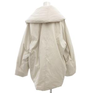 ebure 24AW シルクポリダウン コート 36 ライトグレー