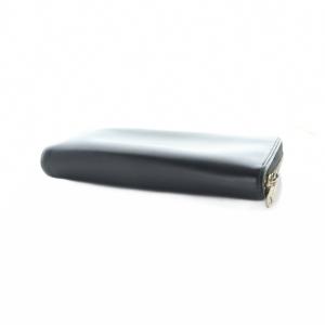 PAUL SMITH 長財布 ウォレット ロゴ ラウンドファスナー レザー 黒 ブラック W1A-4609-AEDGE GY30