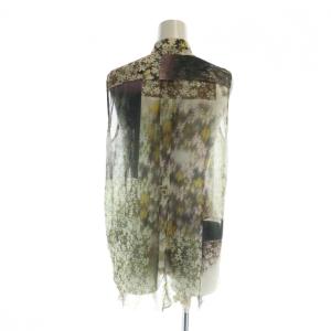 MM6 Maison Margiela ブラウス カットソー ノースリーブ シースルー 総柄 花柄 38 S マルチカラー GY30 /MQ