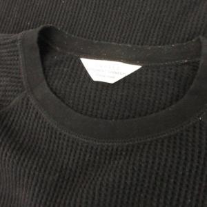 UNUSED long sleeve waffle long t-shirt サーマル ワッフル カットソー ラウンドネック