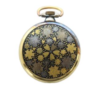 CITIZEN 懐中時計 ウォッチ 手巻き ロゴ 桜 ゴールド色 GY99 /MQ