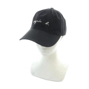 キャップ 帽子 ロゴ 刺繍 黒 ブラック GY99 /MQ