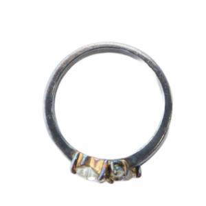 STAR JEWELRY STARJEWELRY 指輪 リング アクセサリー ラインストーン Silver925 11号 シルバー色 GY99 /MQ