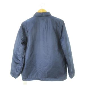 JOURNAL STANDARD コーチジャケット 中綿 ロゴプリント 内側キルティング L 紺 ネイビー /CK1 GY99