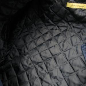JOURNAL STANDARD コーチジャケット 中綿 ロゴプリント 内側キルティング L 紺 ネイビー /CK1 GY99