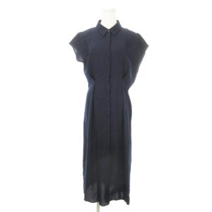 SOFT GGT SL CINCH SHIRT DR ロング シャツワンピース 半袖 フレンチスリーブ