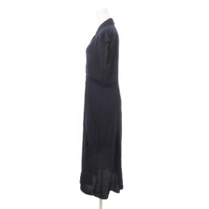 Theory SOFT GGT SL CINCH SHIRT DR ロング シャツワンピース 半袖 フレンチスリーブ