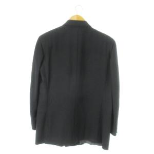 GIVENCHY GENTLEMAN ヴィンテージ テーラード ジャケット ダブル 総裏地 4G ロゴボタン 50 L 紺