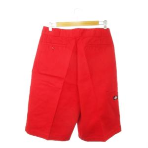 Dickies ワークショートパンツ ハーフ ロゴ 34 赤 レッド 42283 /MN24 GY99