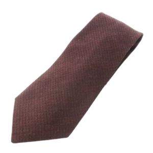 ネクタイ レギュラータイ 絹 シルク ウール混 赤 ボルドー /AO13 GY99