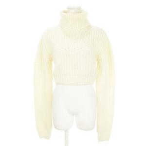 23AW ニット プルオーバー タートルネック クロップド