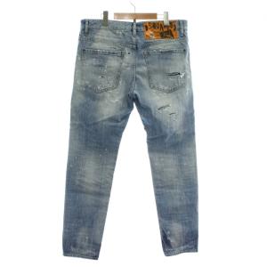 DSQUARED2 19SS CIGARETTE JEAN デニムパンツ ダメージ加工 ボタンフライ