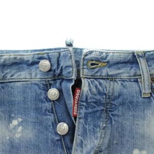 DSQUARED2 19SS CIGARETTE JEAN デニムパンツ ダメージ加工 ボタンフライ