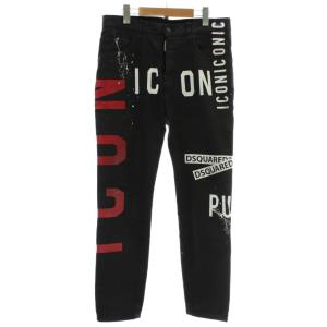 19SS SKATER JEAN デニムパンツ ペイント加工 ボタンフライ