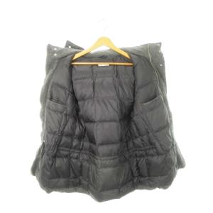 BEAUTY&YOUTH UNITED ARROWS ライト メルトン ダウンコート フーディー 裏ドロスト ウール XL グレー /AH11 GY44