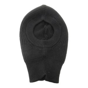 RIB KNIT BALACLAVA 帽子 ニット帽 ビーニー バラクラバ OS 黒 ブラック 6B001-0923-35