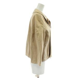 MARNI ジャケット アウター ショート丈 ラウンドカラー 42 L ベージュ /XZ GY35