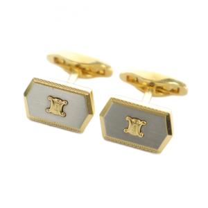 カフスボタン アクセサリー ロゴ マカダム  ゴールド色 GY35 /MQ