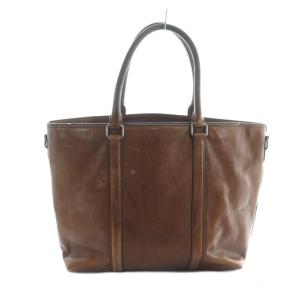 COACH 71734 メトロポリタン レザー トートバッグ ハンド 茶 ブラウン GY35 /MQ