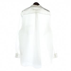 COMME des GARCONS シャツ 長袖 シアー S 白 ホワイト /XZ GY35