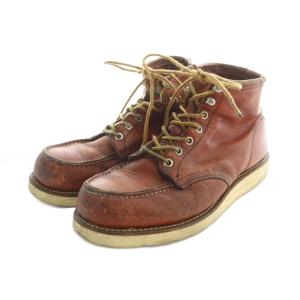 RED WING 90s 90年代 中期 半円犬タグ ヴィテージ アイリッシュセッター ワーク ブーツ レザー赤 レッド