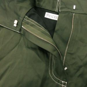 J.W.ANDERSON FOLDOVER WAIST MINI SKIRT ウエスト折り返しミニスカート フレア サテン ステッチ