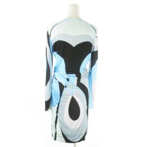 Emilio Pucci カシュクールワンピース プッチ柄 44