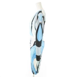 Emilio Pucci カシュクールワンピース プッチ柄 44