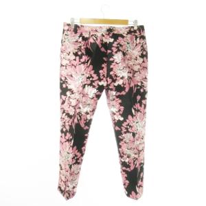DOLCE&GABBANA ジャガードパンツ 花柄 44 ブラック