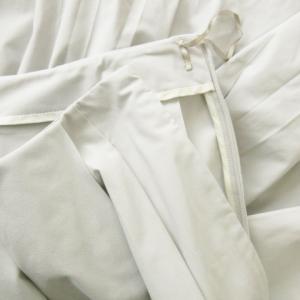 JIL SANDER タックスカート ひざ丈 フレア ハリ感 38 S ベージュ /AO3 GY99