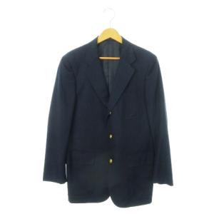テーラードジャケット 背抜き センターベント 金ボタン L 紺 ネイビー /MN17 GY56