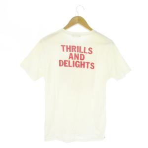 HYSTERIC GLAMOUR 半袖Tシャツ クルーネック コットン ガールプリント ロゴ M ライトベージュ /AO15 GY35