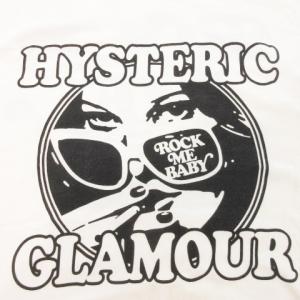 HYSTERIC GLAMOUR 半袖Tシャツ ラウンドネック ガールプリント ロゴ M 白 ホワイト /AH15 GY35