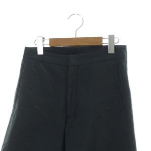 Martin Margiela 6 ワイドパンツ ロゴ ジップアップ 38 S 緑 グリーン GY35 /MQ