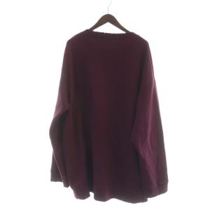 UNDERCOVER プルオーバースウェット デストロイ加工 裏毛 2 レッド UCT4801-1