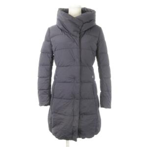 ダウンコート ホワイトダック ビッグカラー 小さいサイズ 0 XS 紺 ネイビー /AH4 GY35