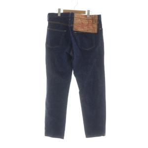 doublet デニムパンツ ジーンズ ジップフライ ロゴ インディゴ L 紺 ネイビー GY35 /MQ