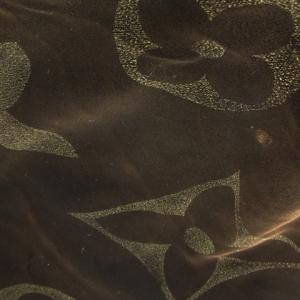 LOUIS VUITTON モノグラム エシャルプ ベルベット ストール ベロア オーガンジー ブラウン