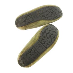 UGG australia OLSEN モカシン デッキシューズ スエード リボン ムートン ロゴ 11 29.0cm カーキ /CK12