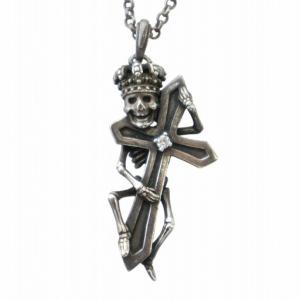 LAFITTE SKULL ネックレス ドクロ クロス Silver925
