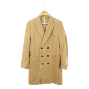 チェスターコート ダブル キャメルウール M ベージュ /XZ GY03